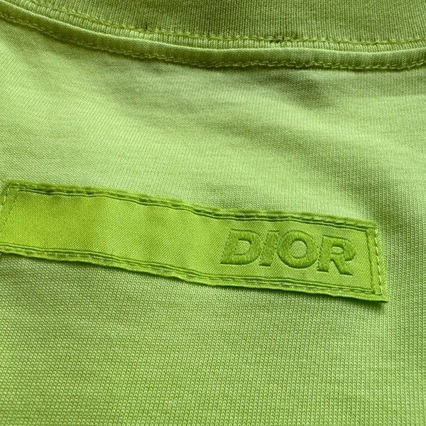 入手困難 ディオール☆ロゴ・ コットン Tシャツ コピー 2色 des35569